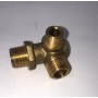 Racor 2 Vias 3/8 X 1/4