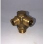 Racor 2 Vias 3/8 X 1/4