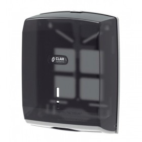 RO-Dispensador de Papel Toalla, 600 Toallas, Transparente T6100PT