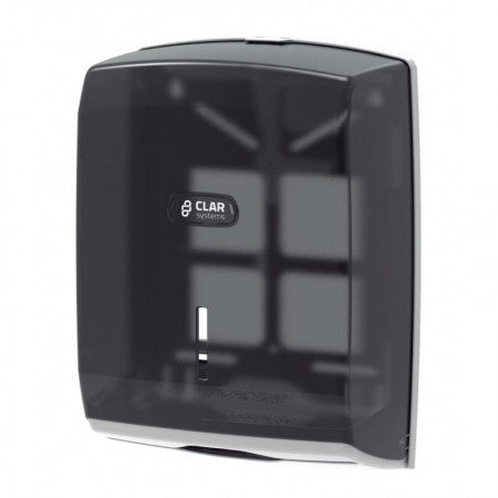 RO-Dispensador de Papel Toalla, 600 Toallas, Transparente T6100PT