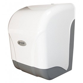 Clar Systems M1500PG Dispensador de Papel Mecha, Blanco y Gris