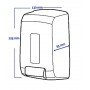 RO-Clar Systems J1100PN Dispensador de Jabón Acabado Soft Touch