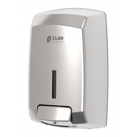 Clar Systems J4110BR Dispensador de Jabón, Acero Inoxidable, Brillo