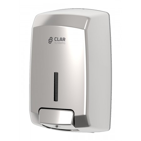Clar Systems J4110BR Dispensador de Jabón, Acero Inoxidable, Brillo