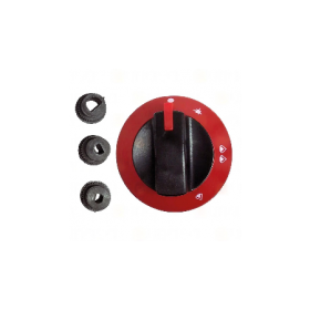RO-Mando Grifo Gas Cocina Ø75mm Eje Ø6/8/10mm