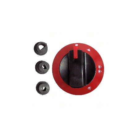 RO-Mando Grifo Gas Cocina Ø75mm Eje Ø6/8/10mm