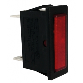 RO-Piloto Rojo 30x11mm 230V