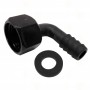 RO-Racor Codo Plástico 1/2"H Ø12mm