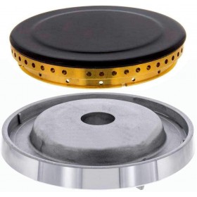 RO-Conjunto ARO/TAPA QUEMADOR COCINA TEKA Ø87mm + QUEMADOR COCINA TEKA Ø92mm SM