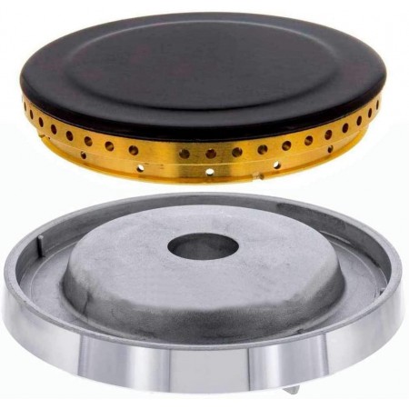 RO-Conjunto ARO/TAPA QUEMADOR COCINA TEKA Ø87mm + QUEMADOR COCINA TEKA Ø92mm SM