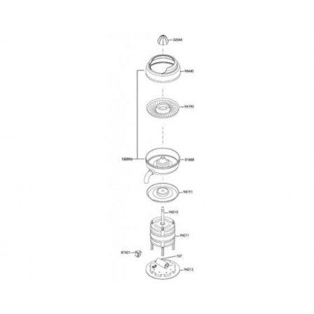RO-Eje Motor Exprimidor ECM/ECP SAMMIC