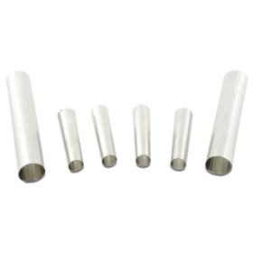 RO-Conjunto de conos para relleno de crema en acero inox 230x120x20 mm.