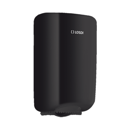 Dispensador Papel Mini mecha ABS Negro Sistema Disp. Controlada Elegan LOSDI