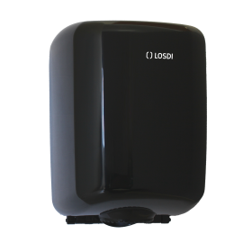RO-Dispensador Papel Mecha ABS Negro Elegance LOSDI