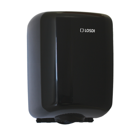 RO-Dispensador Papel Mecha ABS Negro Elegance LOSDI
