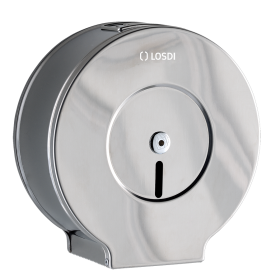RO-Dispensador Papel Higiénico 300 m. Acero Inox 430 Satinado Oceano Ø 45 LOSDI