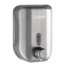RO-Dosificador jabón líquido 700 ml. Acero Inox Satinado Blinder LOSDI