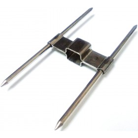 RO-Pack de 10 pinchos dobles asador de pollos