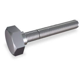RO-Tornillo cabeza hexagonal rosca métrica M8x16 mm. DIN 933 A2 (x100)
