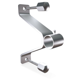 RO-Soporte puente c/trasera para tubo 200x145x30 mm.