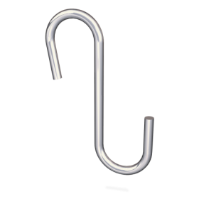 RO-Gancho varilla modelo S" sin punta 60x16x3 mm. (Cerrado)"