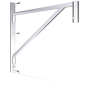 RO-Soporte cartela fijo y giratorio para balanzas de 450x40x535x30 mm.