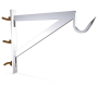 RO-Gancho cartela fijo y giratorio modelo recibir de 495x40x630 mm.