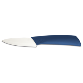 RO-Puntilla cerámica blanca, mango azul 100 mm.