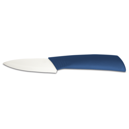 RO-Puntilla cerámica blanca, mango azul 100 mm.
