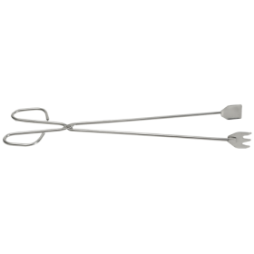 RO-Pinza inox para barbacoa 440x90x40 mm.