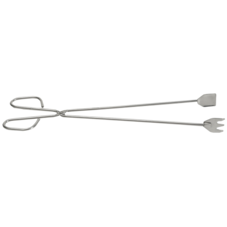 RO-Pinza inox para barbacoa 440x90x40 mm.
