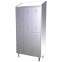 RO-Taquilla grande de 6 puertas de 985x480x2010 mm. (incluye 12 perchas inoxidables)