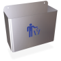 RO-Papelera 330x130x275 mm. Capacidad: 11 lts.