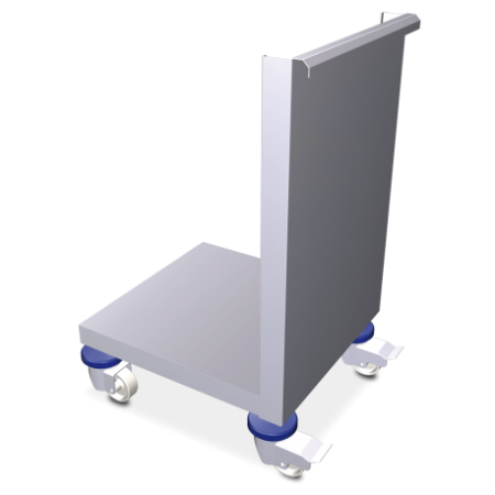 RO-Puerta rodante para contenedores 460x500x780 mm. (contenedor no incluido)