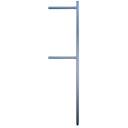 RO-Columna para tubo terminal 40x40x2000 mm.