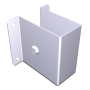 RO-Separador de columna central de 80x40x83 mm.