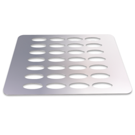RO-Tapa soporte para cubos y ollas - freg. vertedero de 620x520x1.5 mm.