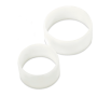 RO-Pack de 2 aros de emplatar en fibra blanca 1 ud. de ø60x45 mm. y 1 ud. de ø80x45 mm.