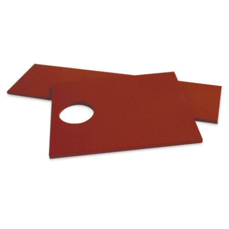 RO-Fibra estándar roja 2000x600x20 mm. Sin tacos.