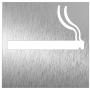 RO-Pictograma inoxidable Permitido Fumar" 120x120x1.5 mm."