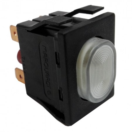 RO-Interruptor Cristal 30x22mm Bipolar 230V Sl SAMMIC