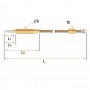 RO-Termopar Cabeza Roscada M9x1 L-1500mm
