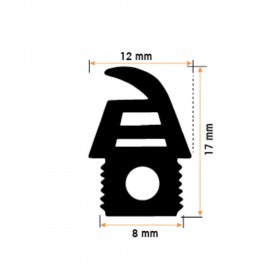 RO-Burlete Puerta Horno 470x350mm