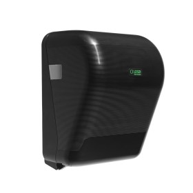 RO-Dispensador de papel toalla en rollo con sistema autocortante ECO-LUXE negro CP3525BL-L