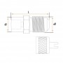 RO-Obus 1/4" Sae X 1/4" Soldar Tapon C/LLAVE