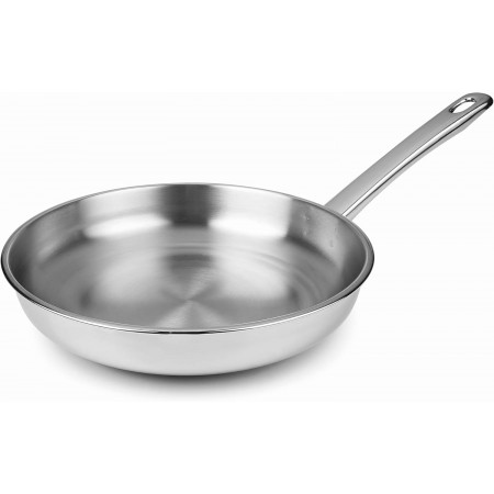 Sartén plateada INOX 26 cm