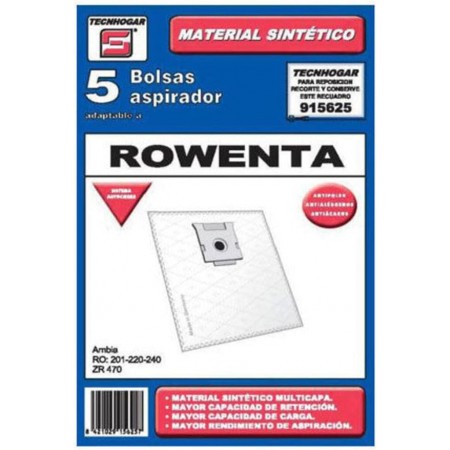 SACO ASPIRADOR SINTÉTICO ROWENTA 5 U.