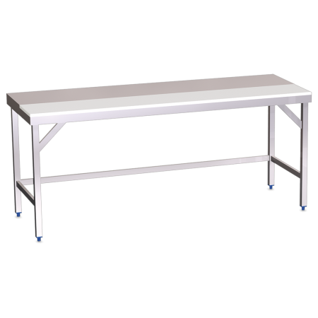 Mesa prepar.central fb.blanca s/ent.1500x600x850