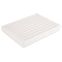 Tabla panera recoge-migas fibra blanca 450x330x40 mm. 2 piezas.