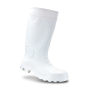 Bota de agua uso alimentario PVC/Nitrilo blanca T38 caña alta